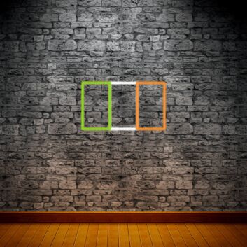 Irische Flagge LED-Neonschild für Wohnzimmer und Bar