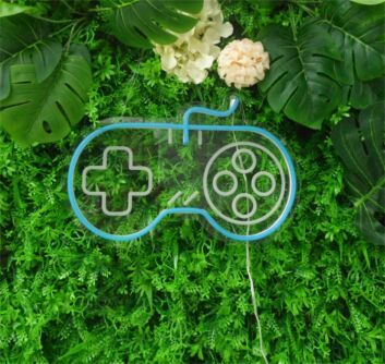 Spielcontroller LED-Neonschild Gaming Zimmer