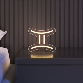 Zwilling Sternzeichen Symbol LED-Neonschild Schlafzimmer Wohnzimmer