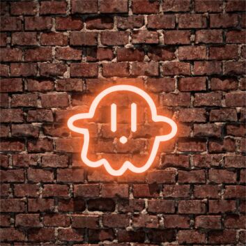 grüner Cartoon Geist LED-Neonschild Gamingzimmer Bar