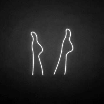 Beine mit High Heels LED-Neonschild für Bar Club