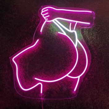 Erotische Silhouette einer Frau LED-Neonschild für Bar Club