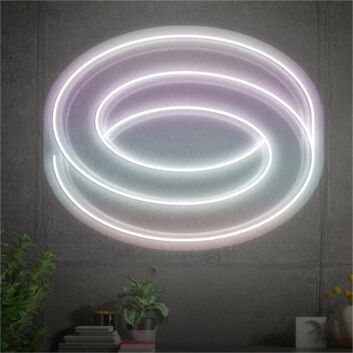 Brighten Your Office, Store, or Wedding with Infinite Cycle By Victor Edsel LED Neon Sign.