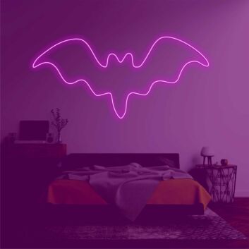 Fledermaus LED-Neonschild Schlafzimmer Wohnzimmer