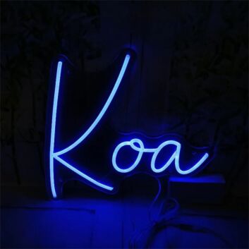 Personalisierter Name Koa LED-Neonschild