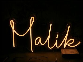 Personalisierbarer Name in Schreibschrift LED-Neonschild