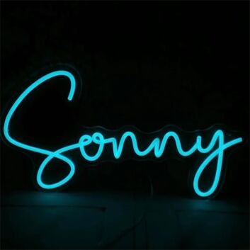 Personalisierbarer Name in Schreibschrift LED-Neonschild