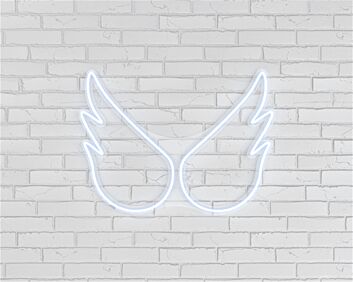Elevate Your Space: LED Wings LED Neon Sign for Home Decor, Vibrant Office Ambiance, and Chic Bar Settings.
