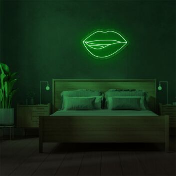 Lippen Symbol LED-Neonschild Schlafzimmer Wohnzimmer
