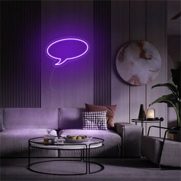 Sprechblase LED-Neonschild für Wohnzimmer Lounge