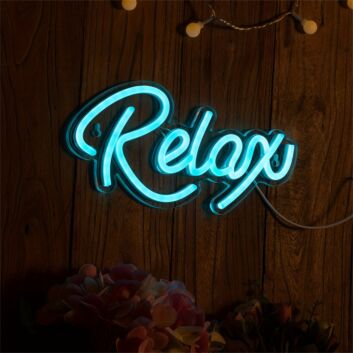 Relax LED-Neonschild Wohnzimmer Schlafzimmer
