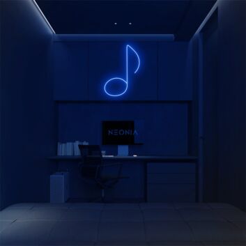 Musiknote LED-Neonschild für Wohnzimmer oder Studio