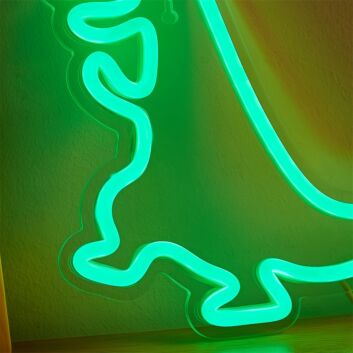 Dinosaurier LED-Neonschild für Kinderzimmer Wohnzimmer