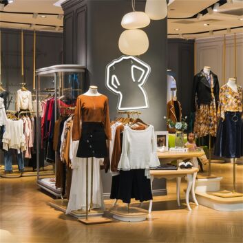 Kontur eines Kleides LED-Neonschild für Modegeschäft