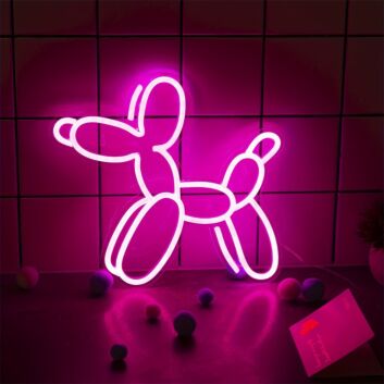 Ballonhund LED-Neonschild Wohnzimmer Kinderzimmer