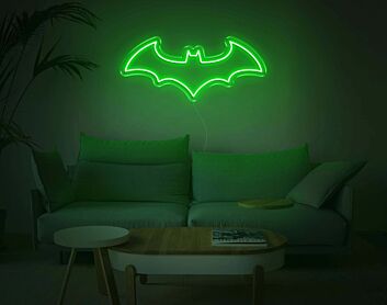 Fledermaus Symbol LED-Neonschild Wohnzimmer Bar