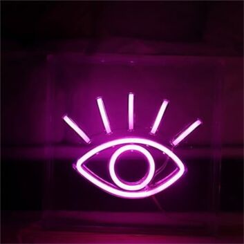 Auge Symbol LED-Neonschild Wohnzimmer Studio