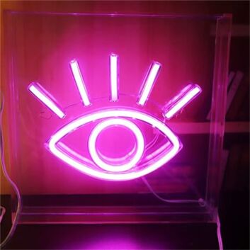 Auge Symbol LED-Neonschild Wohnzimmer Studio