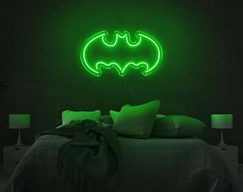 Fledermaus Symbol LED-Neonschild Schlafzimmer Wohnzimmer