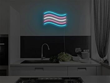 Regenbogenflagge LED-Neonschild Wohnzimmer Bar