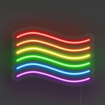 Regenbogenflagge LED-Neonschild Wohnzimmer Bar
