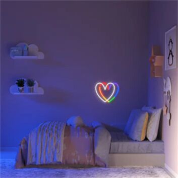 Herzsymbol LED-Neonschild Schlafzimmer Wohnzimmer
