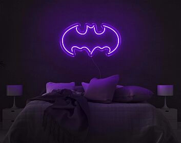 Fledermaus Symbol LED-Neonschild Schlafzimmer Wohnzimmer