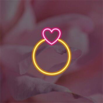 Enhance Your Home, Office, or Bar Ambiance with the Versatile Ring LED Neon Sign.