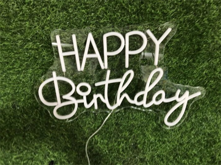 HAPPY Birthday LED-Neonschild für Geburtstag Party