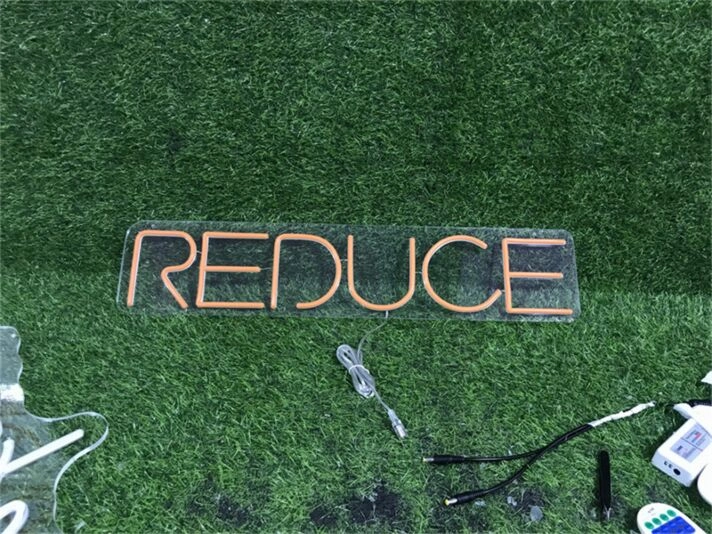 Brighten Up Your Space: Personalize Custom Reduce LED Neon Sign for Home, Office, and Special Events Decor.