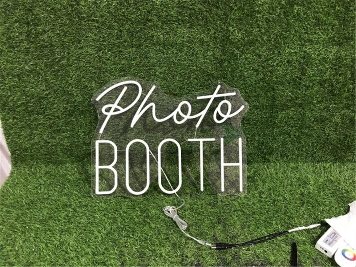 Brighten Up Your Space: Versatile Photo Booth For Wall Decor LED Neon Sign Perfect for Weddings, Bars, and Home Ambiance