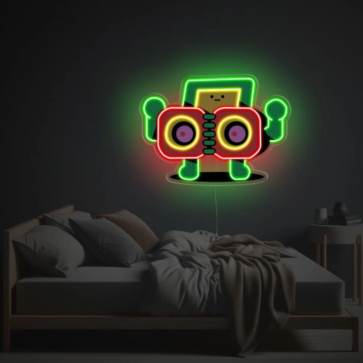 Brighten Your Office, Store, or Bar Ambiance with the Notebook Guy LED Neon Acrylic Artwork.