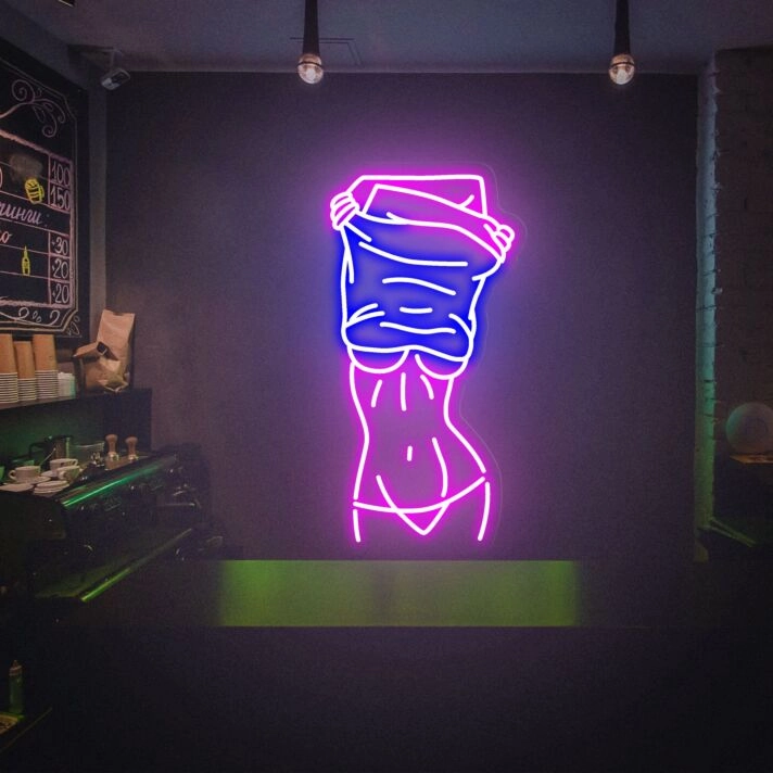 Brighten Up Your Space: Sexy Body 20 Neon Sign Perfect for Adding a Seductive Glow to Bars, Bedrooms, and Bachelor/Bachelorette Parties.
