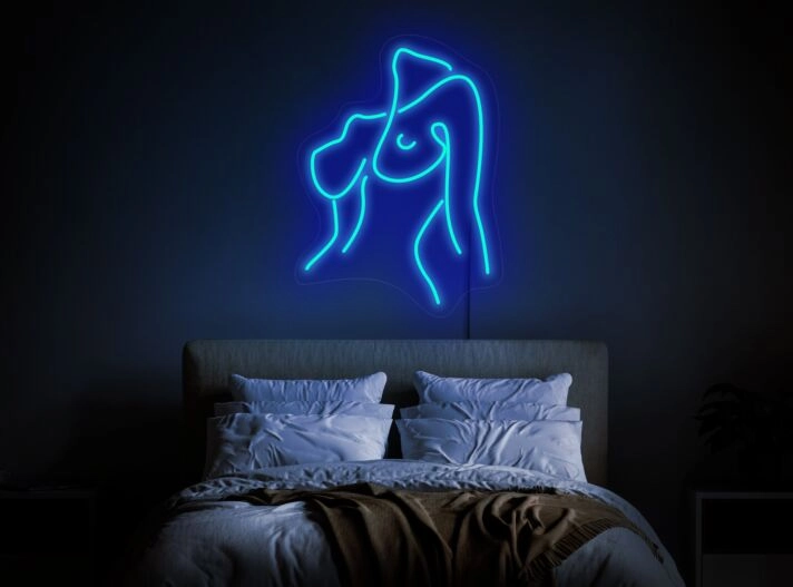 Enhance Your Bedroom, Bar, or Boutique's Ambiance with the Stylish Woman Body Neon Sign - A Perfect Addition for Chic Decor and Celebratory Atmosphere.