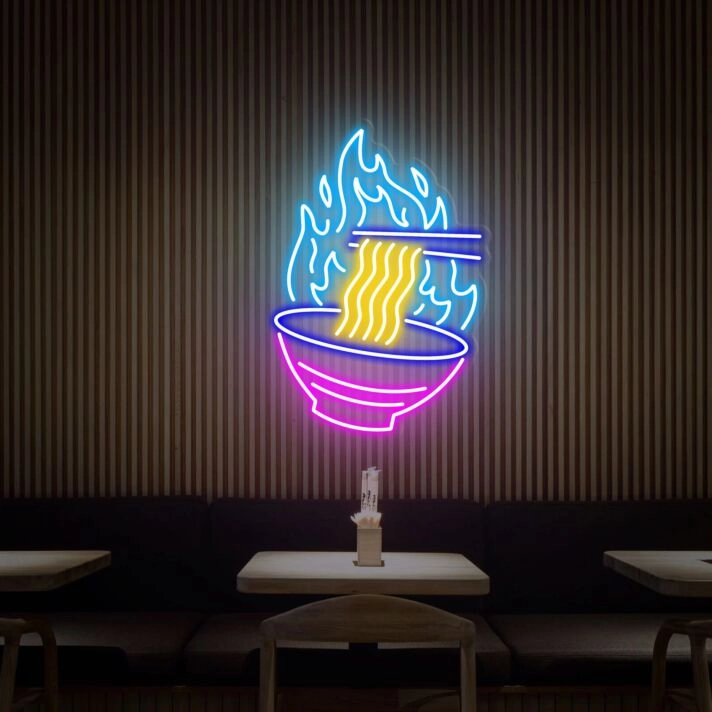 Add a Touch of Tokyo to Your Space: Ramen Led Neon Sign Japanese Noodles Decor for Home, Office, Bars, and Culinary-Themed Events.