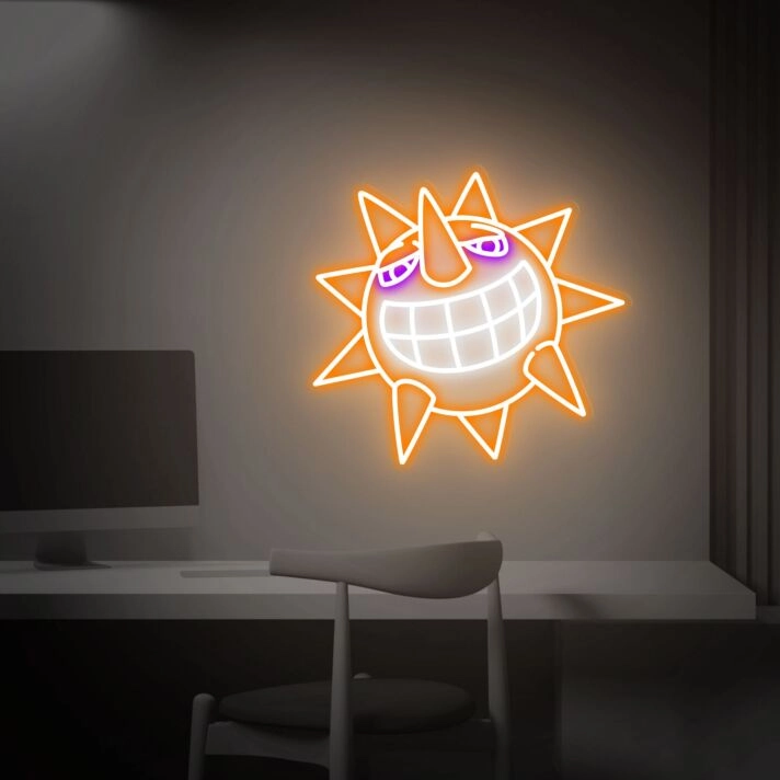 Brighten Up Your Space: Soul Sun And Moon Led Neon Sign - Perfect for Home Decor, Office Ambiance, and Memorable Wedding or Party Lighting.