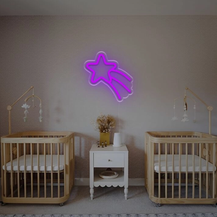 Meteor For Kids Room LED Neon Sign