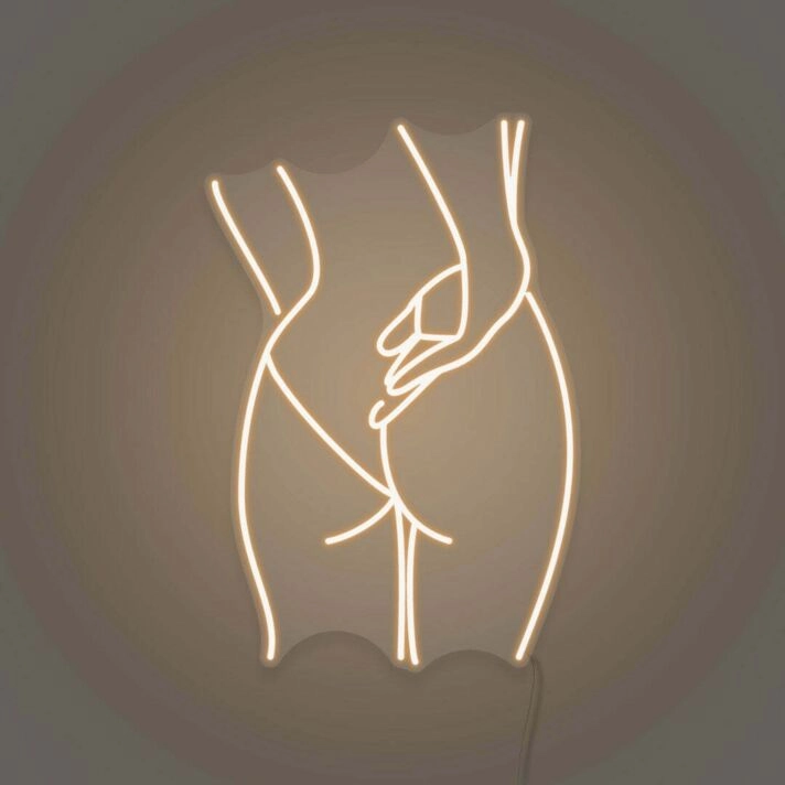 Minimalistische erotische Körperkontur LED-Neonschild Wohnzimmer Schlafzimmer