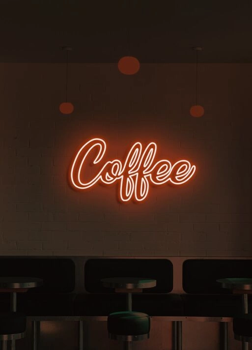 Coffee Neon Buzz for Café Corners