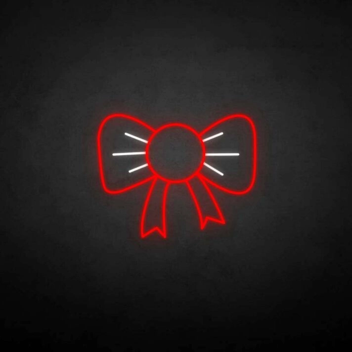 Schleife LED-Neonschild für Boutique und Wohnzimmer