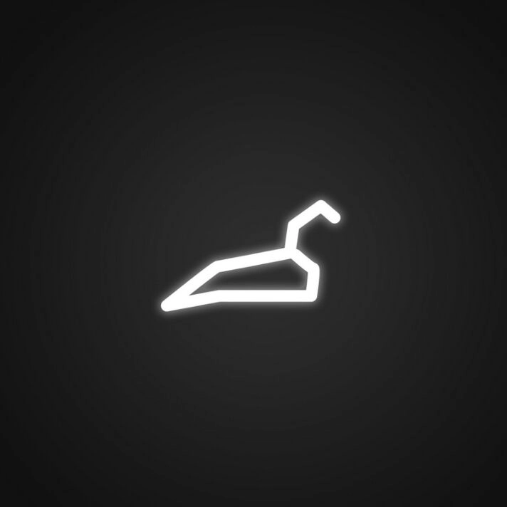 Kleiderbügel LED-Neonschild für Boutique und Ankleide