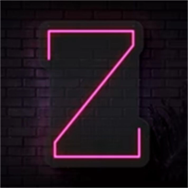 Brighten Up Your Space: Personalized Initial Letter Z LED Neon Sign Perfect for Weddings, Parties, Home Decor, and Office Ambiance.