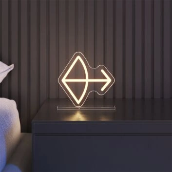 Pfeil und Bogen Symbol LED-Neonschild Wohnzimmer Schlafzimmer