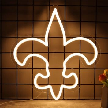 Lilienemblem LED-Neonschild Wohnzimmer Bar