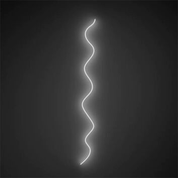 Wellenlinie LED-Neonschild Wohnzimmer Studio