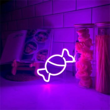 Bonbon LED-Neonschild für Küche Café