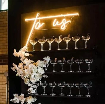 to us LED-Neonschild für Hochzeit Bar