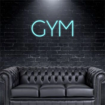 GYM LED-Neonschild für Fitnessstudio und Home Gym