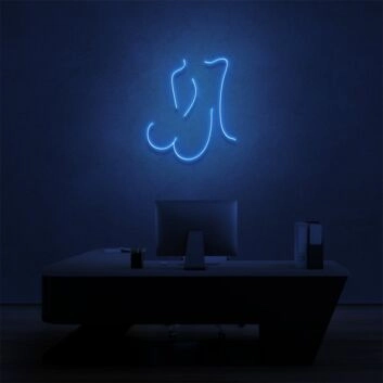 Abstrakter weiblicher Torso LED-Neonschild für Studio Wohnzimmer