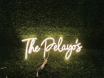 Brighten Up Your Space: Custom The Pelayos LED Neon Sign for Home Decor, Office Vibes, and Vibrant Parties.